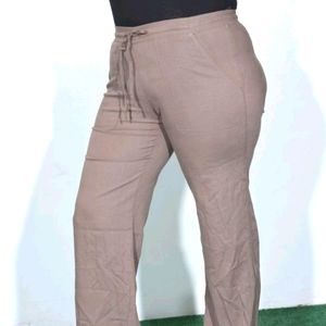 Women's Dressy Pants brown Pull up various sizes